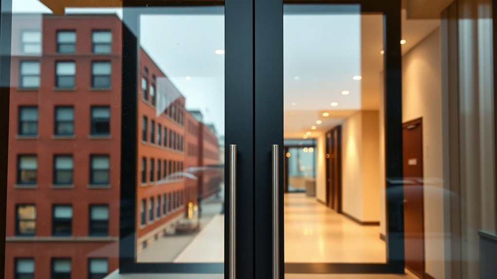 Glass Doors Globe Town