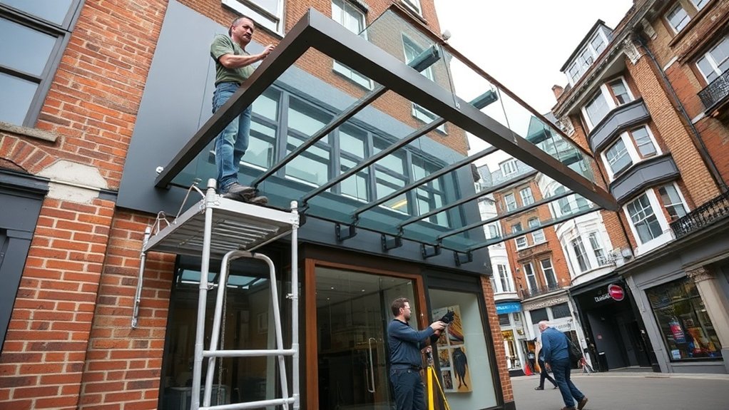 Shopfront Canopy Bethnal Green